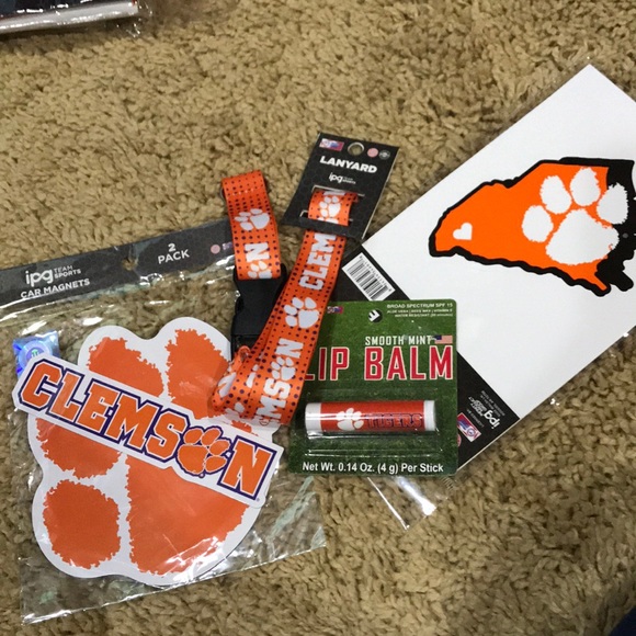 Other - New!  Clemson decal, magnets, lip balm, & lanyard